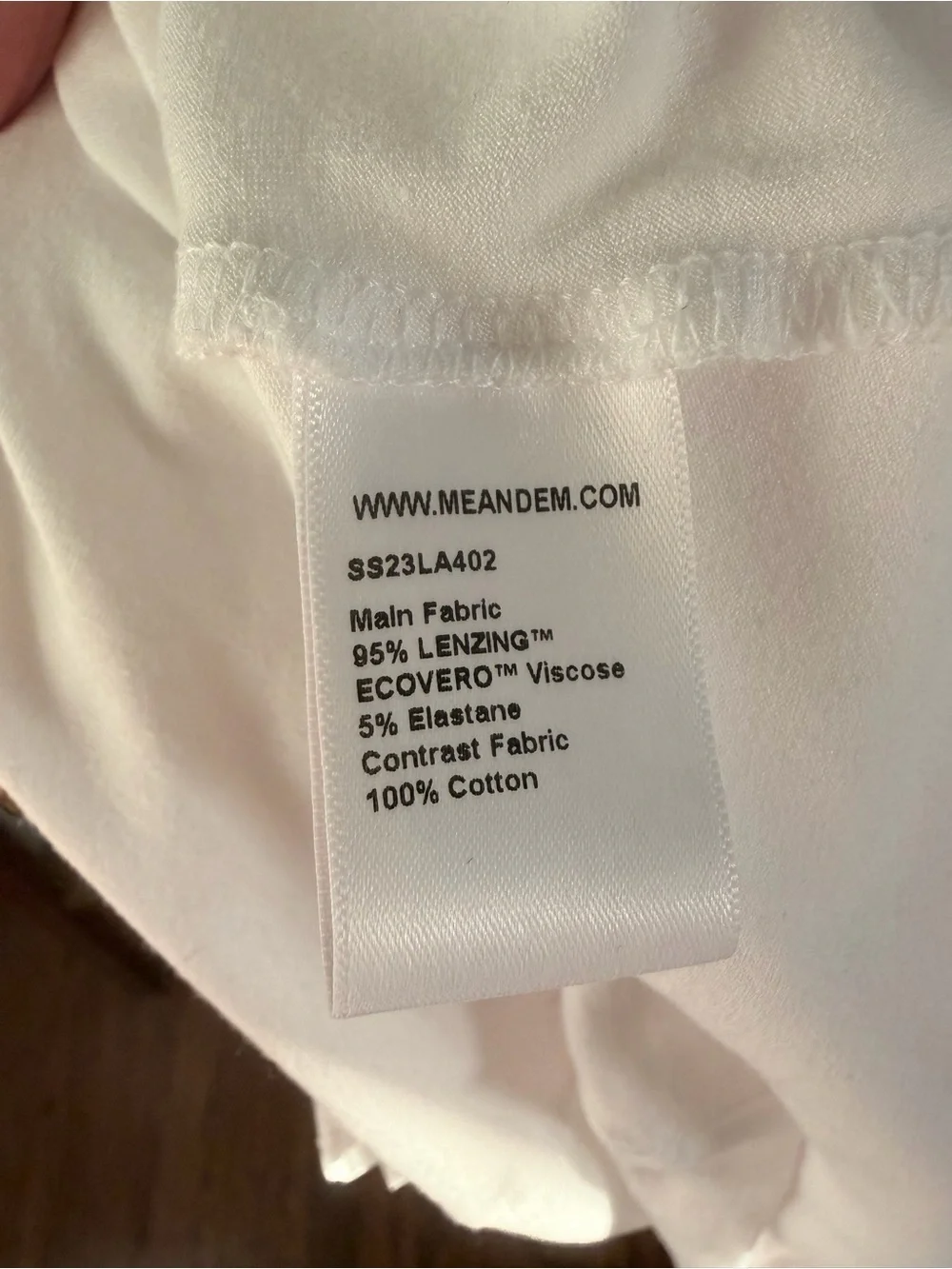 ME+EM White Ruffle-Collar Long Sleeve Blouse - Picture 6 of 6